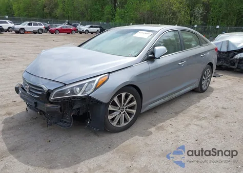 2016 Hyundai Sonata Sport from USA, damaged, VIN 5NPE34AF6GH351094